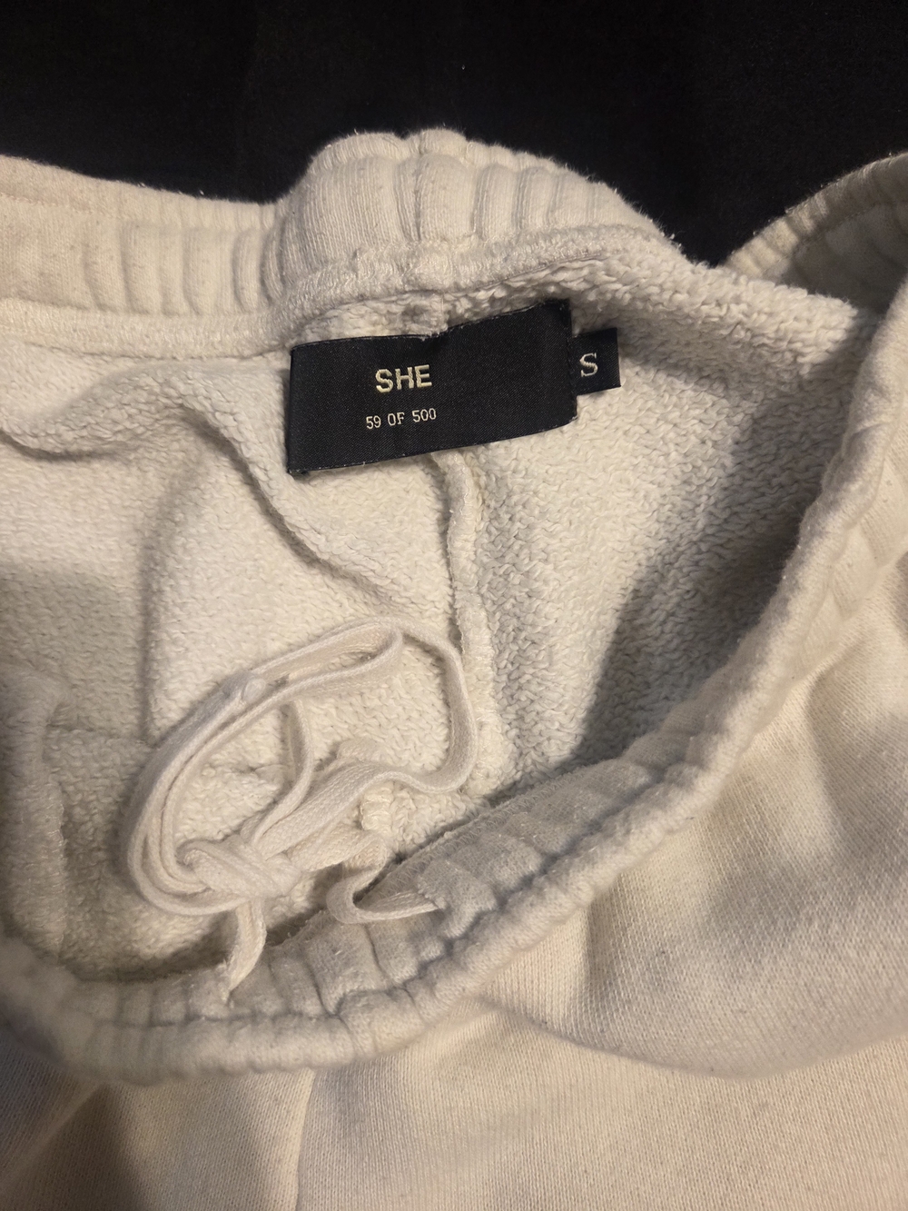 Darc Sport White Joggers with Black Flame Wolf Graphic - Picture 3 of 9
